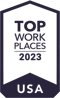 Top Work Places 2023 USA - badge