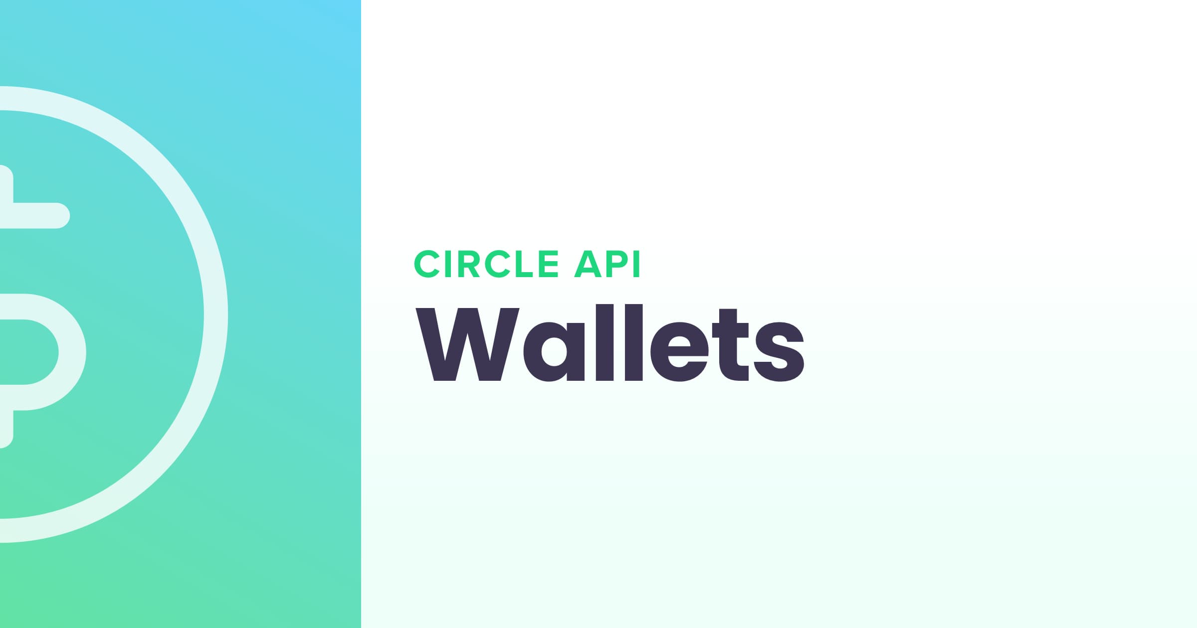 circle api wallets
