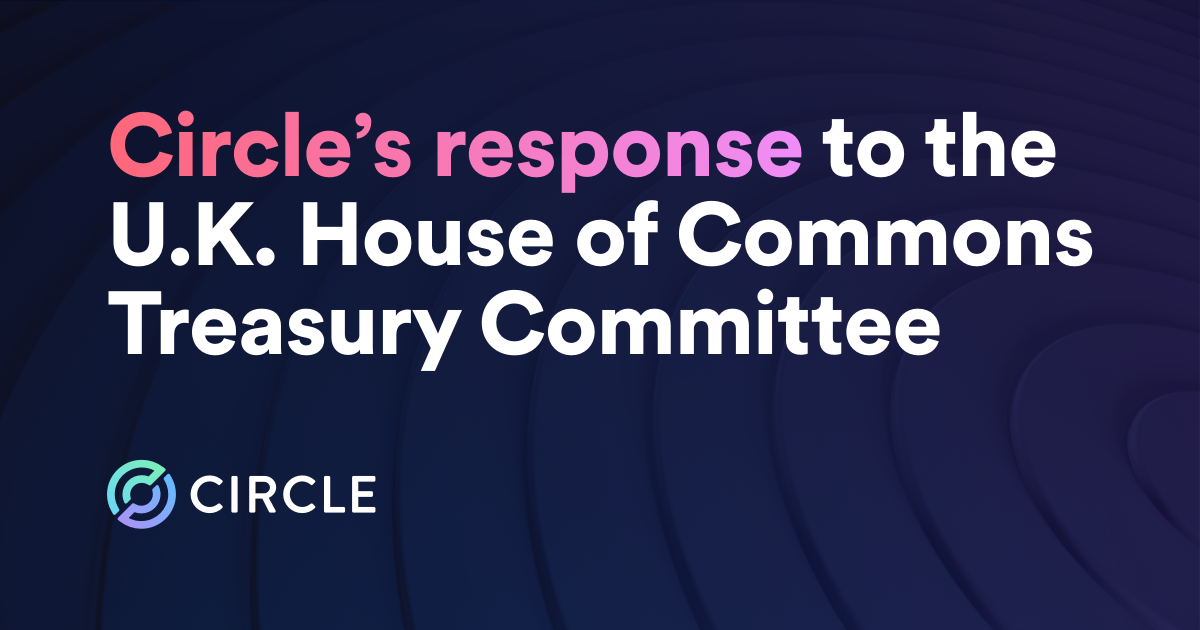 Circle UK House of Common Treasury Committee