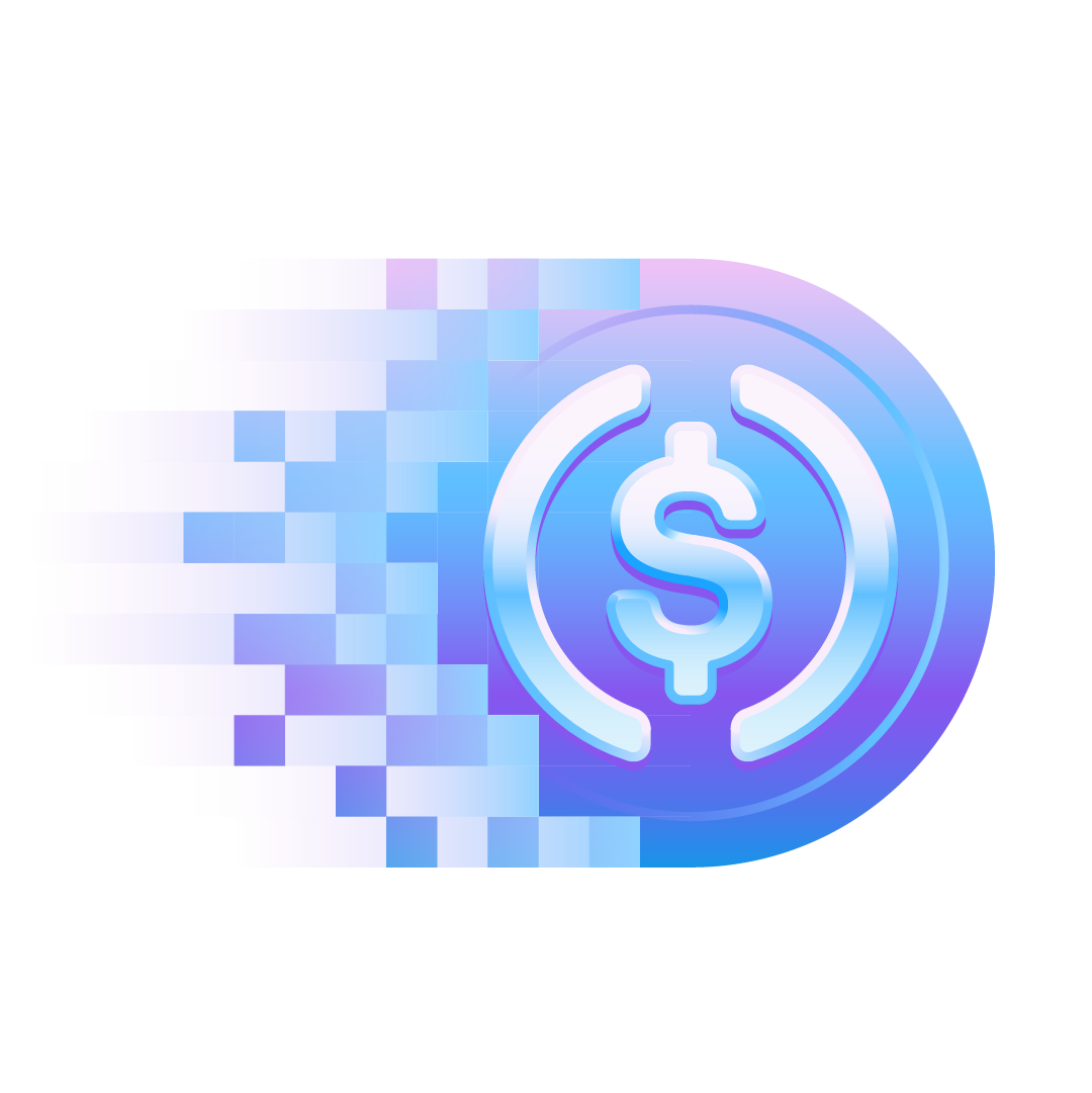 purple icon of a dollar sign